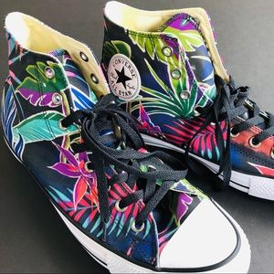Converse Chuck Taylor Hi-top Fuchsia Glow Palm New